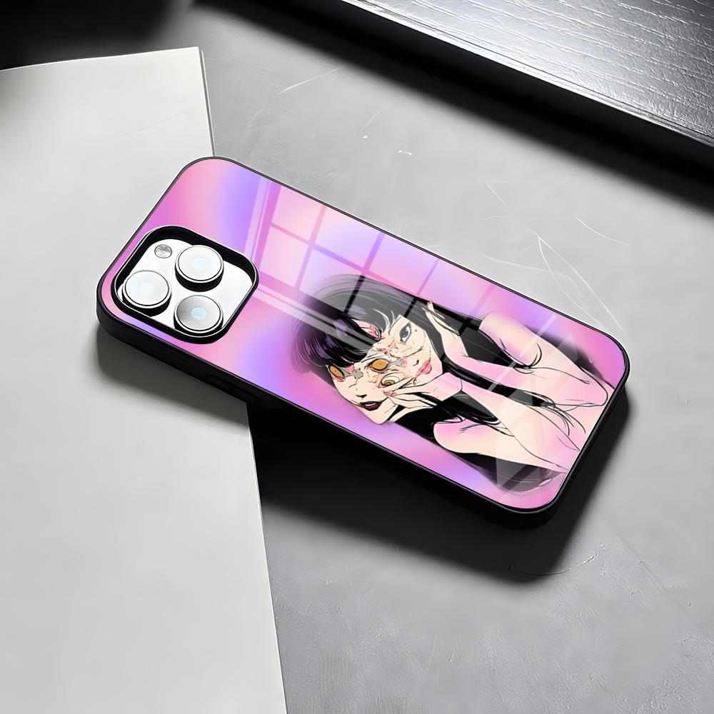 Аниме Т-Томиэ Каваками Чехол для телефона Для iPhone 17 Pro Max 15 Pro 16 14 Plus 12 13 Mini 11 Pro Ударопрочный Стеклянный чехол