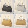 Retro Pearl Style Shell Shaped Handbag With Sparkling Water Diamond Decor For Parties And Casual Wear