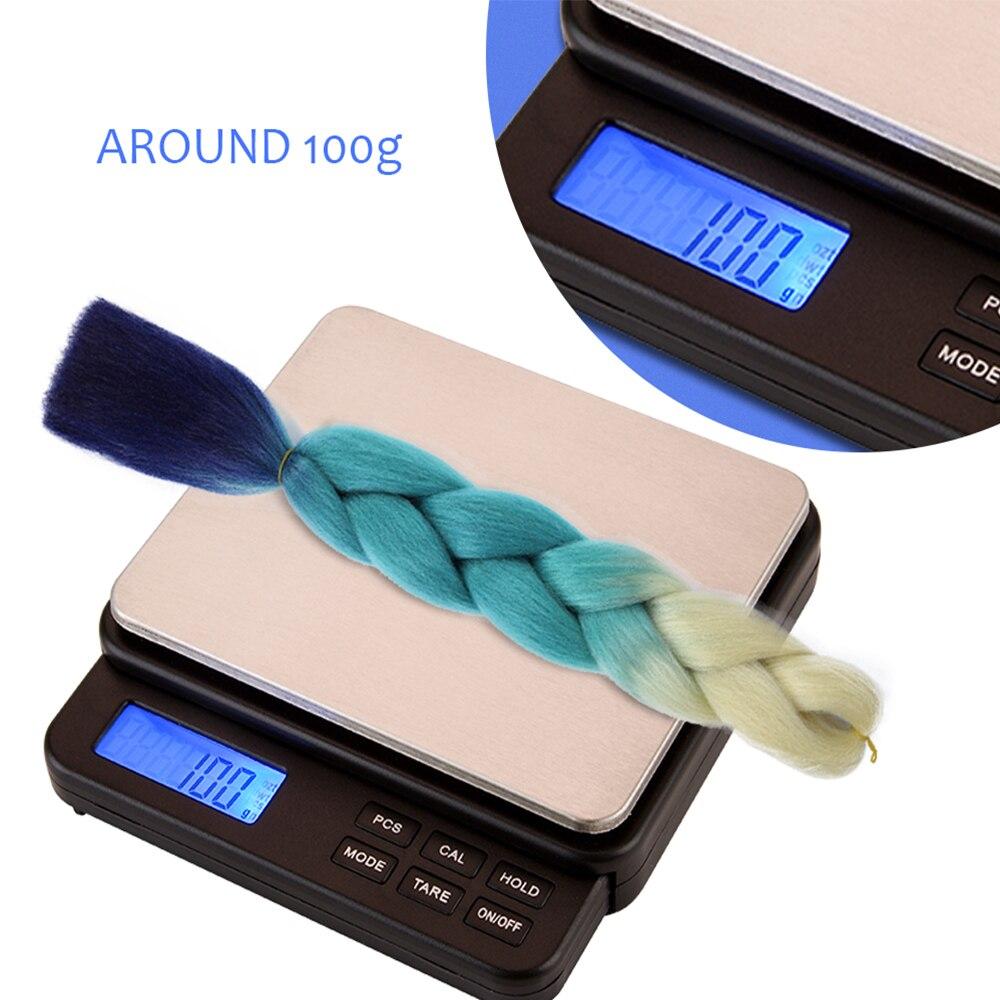 MISQUEEN Yaki Soft Hair Ombre Crochet Braiding Hair Extension For Braid 24 Inch Pink Synthetic Crochet Hair Jumbo Braid Hair