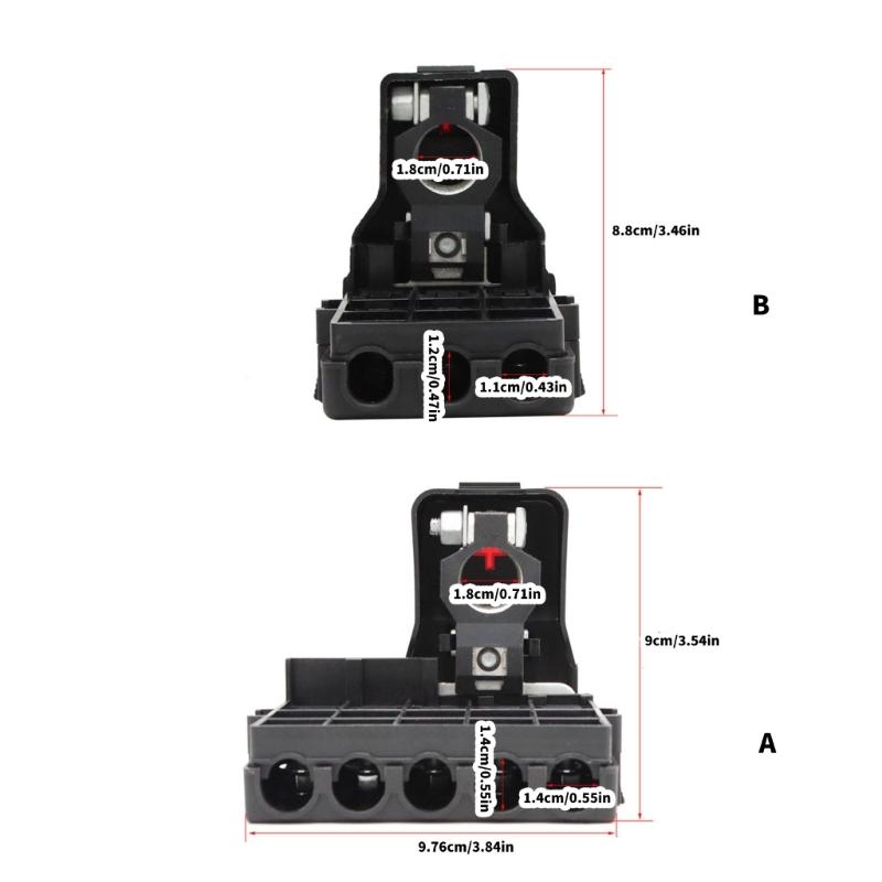 Удобный блок предохранителей для электрического обновления морской лодки, 5/3 цепи, пластиковая конструкция, простая установка