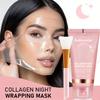 Коллагеновая пилинг-маска Увлажняющая питательная процедура для лица для сияющей кожи