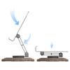360-degree metal phone stand - gray