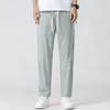 2025 New Summer Ice Silk Pants Thin Section Quick-drying Sports Pants Men's Loose Casual Straight Leg Sweat Pants