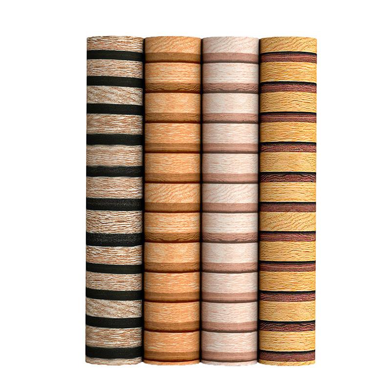 45 см самоклеящийся большой рулон водонепроницаемый фон стол шкаф деревянные полосы настенная наклейка ПВХ