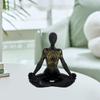 Фигурка из смолы «Поза йоги» для домашнего декора