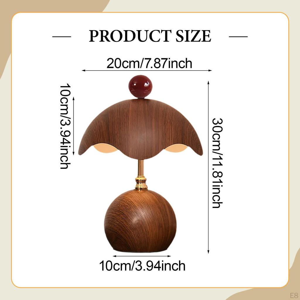 Eggshell Table Lamp Bedside Nordic Modern Night Light LED Desk for Parties Restaurant