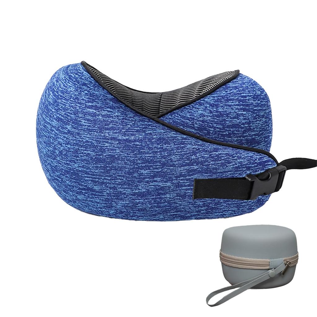 Подушка для шеи для путешествий, путешествий на дальние расстояния, память, портативная улучшенная упаковка, ящик для хранения, самолеты, автомобили, Shinkansen, подушка, U-образная подушка,