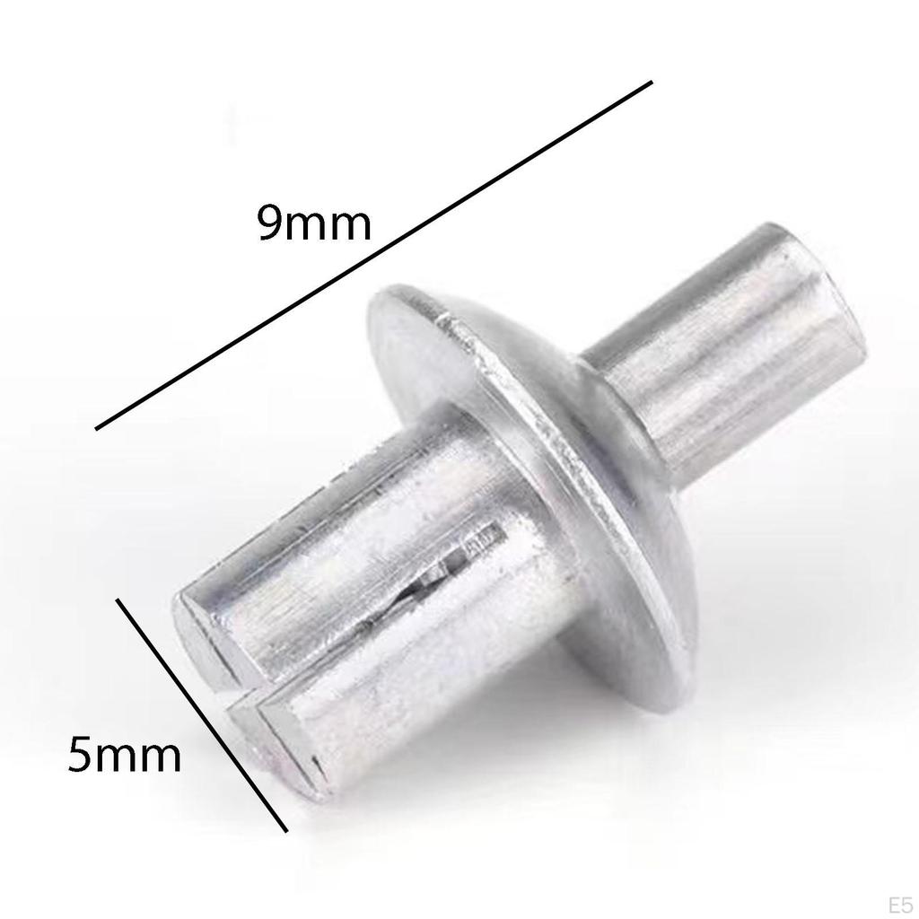 50 Pieces Expansion Nails Screws Hammer Drive Head Piercing Rivets Cabinet Fixing for