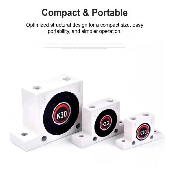 K30 K32 K36 Pneumatic Vibrator Ball Air Vibrator for Hopper Bin Industrial Material Flow Aid Turbo Type
