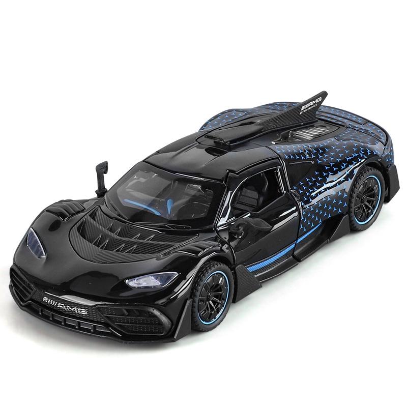 1:32 Без AMG ONE Суперспортивный Автомобиль Сплав Литье под Давлением Металлическая Модель Звук Свет Хобби Коллекционные Предметы Домашние Модные Украшения Подарки на День Рождения