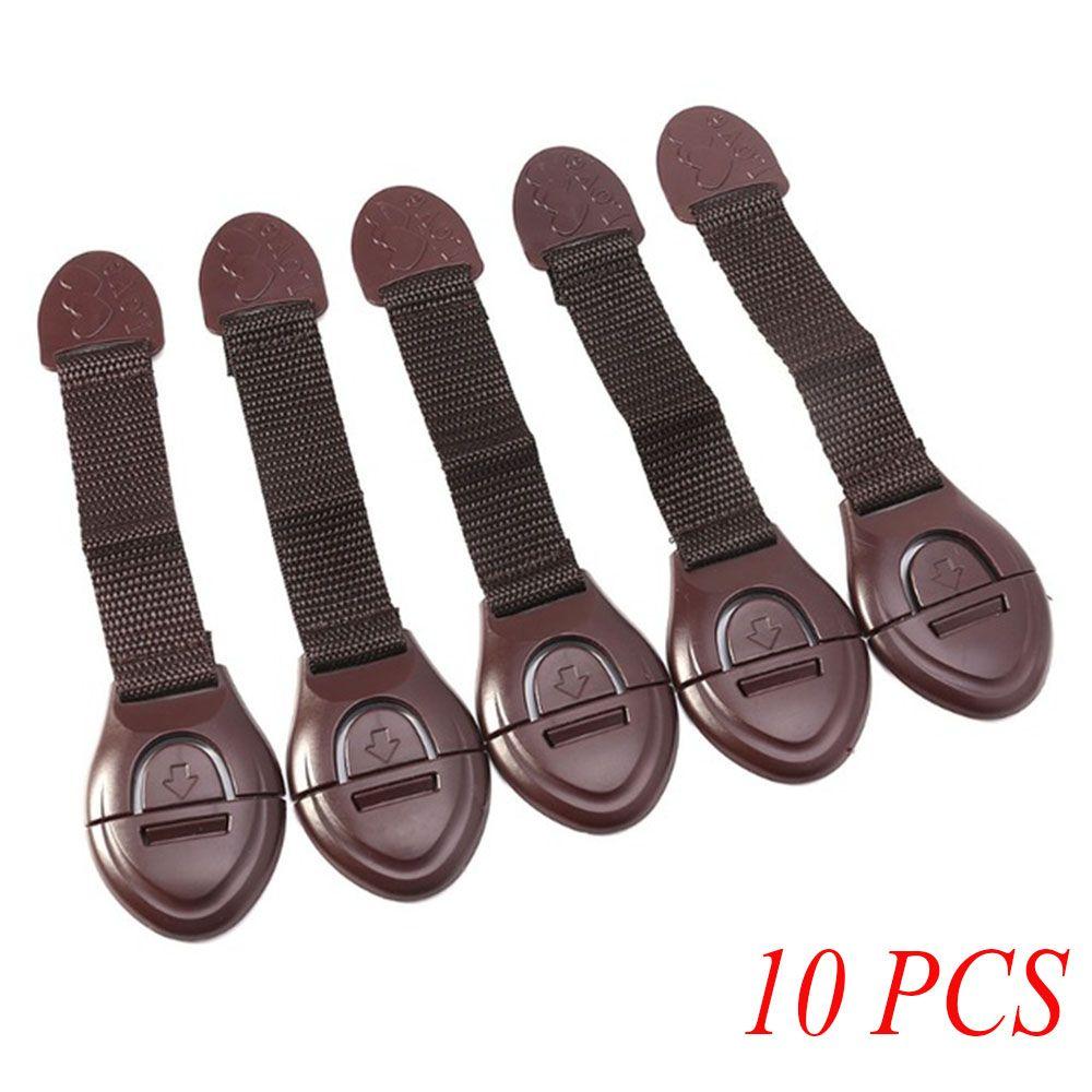 5/10pcs Kids Drawers Cabinet Wardrobe Cupboard Lockstitch Security Latches Safety Lock