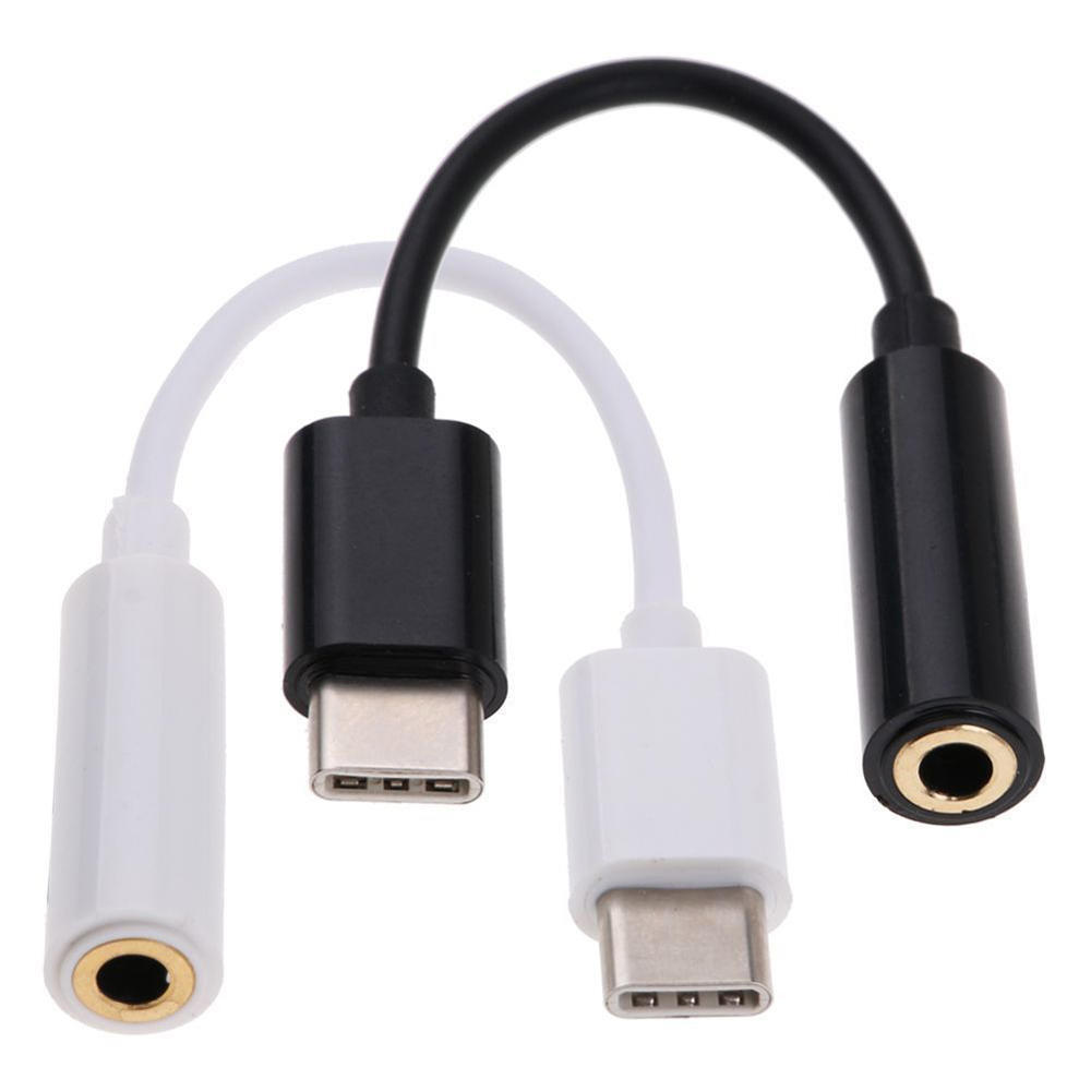 Speaker Male To Female Converter Cable Cord Audio Adapter AUX Jack Type-C To 3.5mm