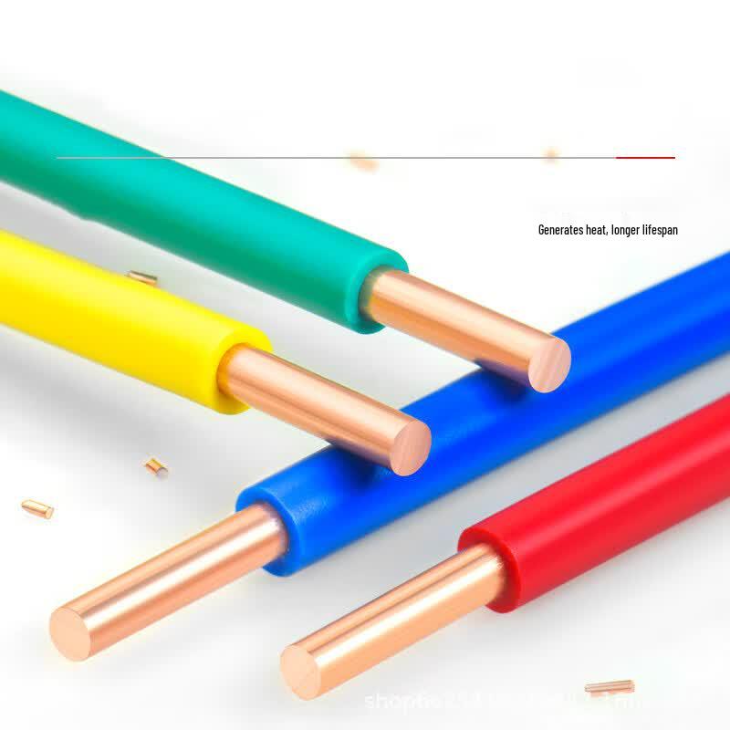 Kezhou 6mm² Single Strand Pure Copper Flame Retardant Electrical Wire
