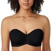 Strapless Large Stays No Large Size No E85 [DELIMIRA] Bra, Size, Put, Underwire, Padding, Seamless, Bra, Straps, Black,