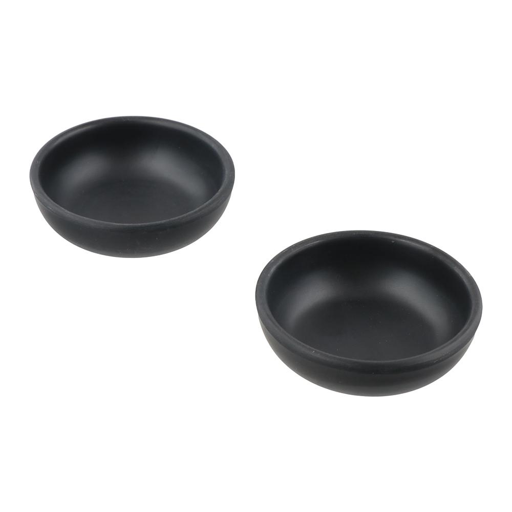 Black Seasoning Plate Japanese Style Sushi Soy Dipping Sauce Bowl Snack Plate  Home