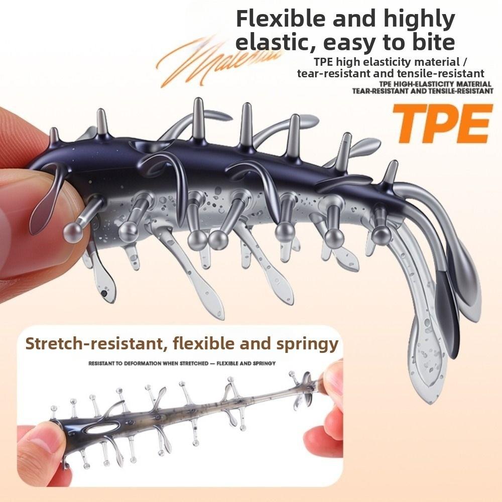 1/3Pcs 8cm 6.3g Lure Fishing Lures Highly Elastic Artificial Fishing Lure  Freshwater Fishing