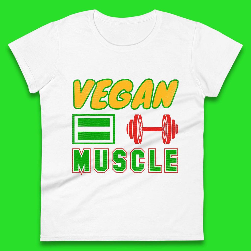 Vegan Muscle Womens T-Shirt Mens Tops Tees Unisex