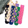 New Arrival Fashion Socks Women Cotton Socks Fruit Food Colorful Brand Skateboard Crew Socks