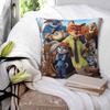 Наволочка с анимационным персонажем Зверополиса для дивана, кровати, автокресла, для теплого домашнего декора с принтом, наволочка из дышащего материала