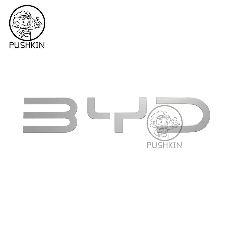 AAYF1 For BYD Shark 6 Trunk Standard 3D Badge Logo Sticker Glossy Black Sticker Decoration Automobiles Parts Accesorios Para