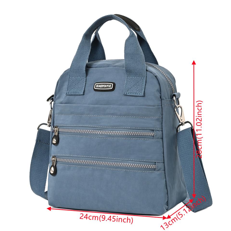 Модный водонепроницаемый нейлоновый рюкзак, женский повседневный рюкзак, сумка на плечо, нейлоновая школьная сумка большой вместимости, рюкзак