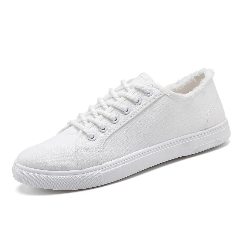 Холщовые туфли мужские весенние мужские туфли новая повседневная обувь мужская низкие кеды трендовые универсальные на плоской подошве