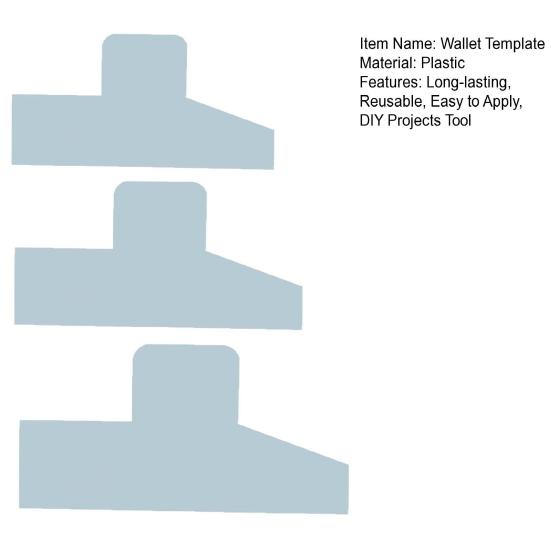Шаблон кошелька своими руками Выкройки для шитья кошелька Многоразовые шаблоны Карман Шаблон для ручного шитья для изготовления кошелька для монет Быстрое и легкое рукоделие