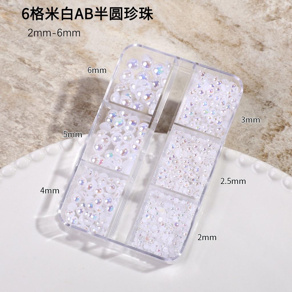 Японский маникюр с плоским дном, Чисто-бежевый жемчужный, Полукруглый, Полнокруглый хайлайт, Не отслаивается, Не выцветает, Аксессуары для ногтей