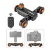 Neewer Wireless Video Camera Dolly with Remote Motorized Track Rail Slider Dolly Car for DSLR Action and Android Smartphones 3-Wheel Control, 3-Speed