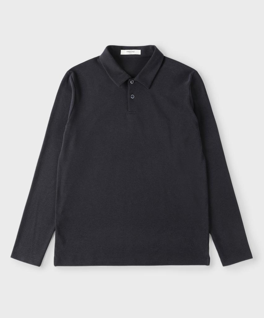 PANICALE Navy Soft P-Logo Polo Shirt