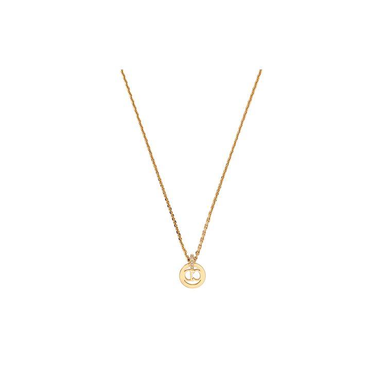Dior Clair D Lune Metal Necklace Women necklaces Gold N1709CDLCY-D03S