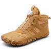 Winter warm non-slip snow boots velvet waterproof outdoor sports shoes windproof fashionable large size high-top board shoes men