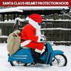 Helmet, Hat, Motorcycle, Christmas Funny Costume Change, Windproof Christmas Hat