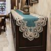 Lace Table Runner, Vintage Lace Dining Table Runner, Non Slip Coffee Table Runners, Waterproof Oil-Proof Table Runner with Exquisite Lace for Dining