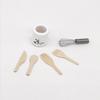 Wooden Kitchen Fork Metal Whisk Jar Set Dollhouse Miniatures 1:12 Accessories