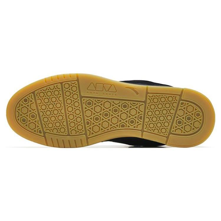 Anta Амортизирующие нескользящие дышащие низкие кроссовки мужские кроссовки черные 112248053-2