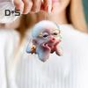 2D Monkey Acrylic Hanging Decoration Home Office Backpack Car Rearview Mirror Lying Monkey Hanging Ornament Cartoon Animal Pendant