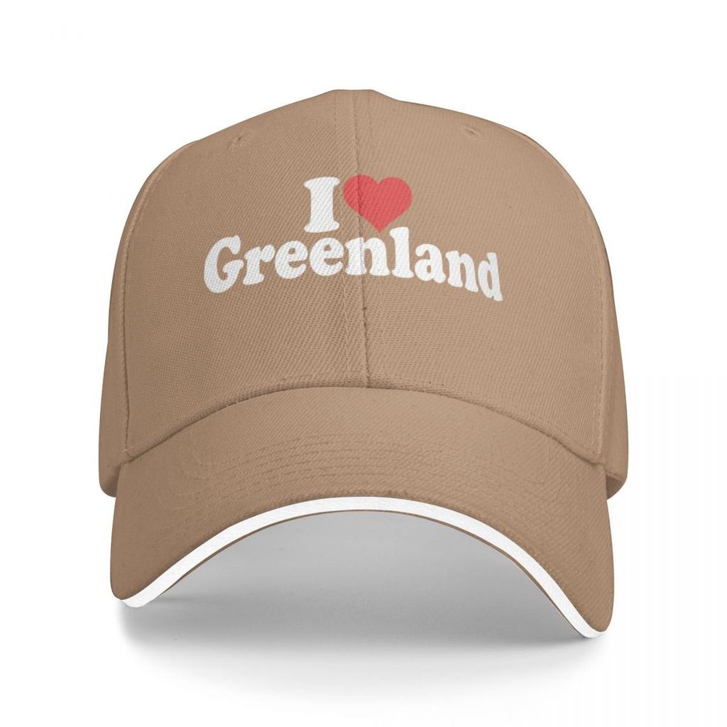 Baseball Caps I Love Heart Greenland Casquette Men Women Outdoor Summer Hats