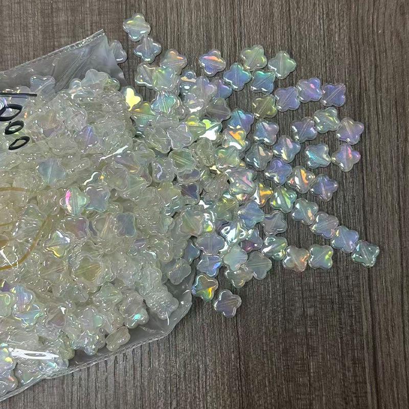 Акриловые радужные жемчужные бусины «Русалка» для DIY браслетов и украшений
