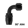 AN4/6/8/10/12 Swivel Hose End Fitting Adapter 0° 45° 90° 180° Aluminum Universal for Oil Cooler Kit Braided Oil Fuel Gas Hose