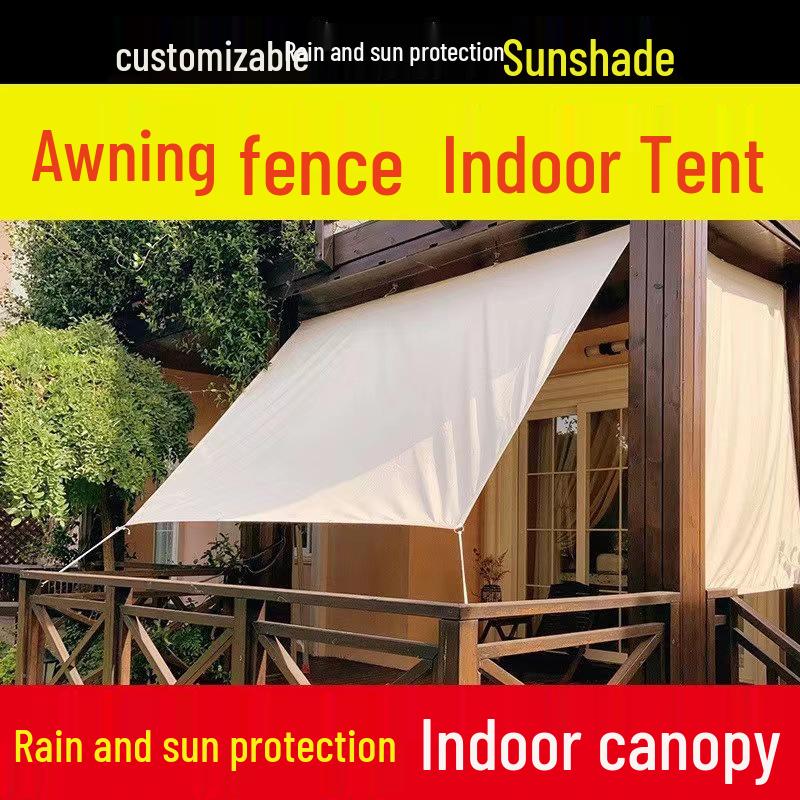 Изготовленный на заказ водонепроницаемый и защищенный от листьев уличный навес-парус - Оксфордская солнцезащитная ткань, регулируемый размер