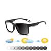Rectangular Outdoor Trend Square Oversized Frame Comfortable Nose Pads Fashion Photochromic Gray Reading Glasses +0.75 To +4