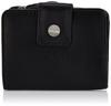 Кожаный RFID Маленький Индексатор Бифолд США Один Черный Женский Кошелек, Размер Размер, Цвет