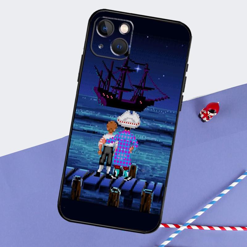 Monkey Island Print Soft Case For iPhone 16 15 14 13 12 11 Pro Max XS X XR 7 8 Plus 13 12 Mini Protection Cover