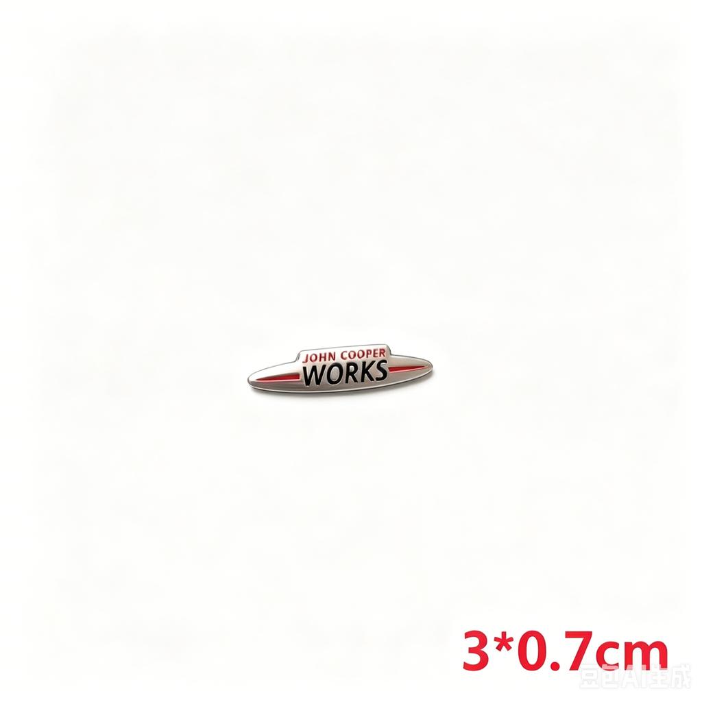 mini cooper cooper r56 fridge Cooper JCW R55 F56 R57 R58 R59 R60 R61 3D Aluminum Car Badge Emblem Sticker