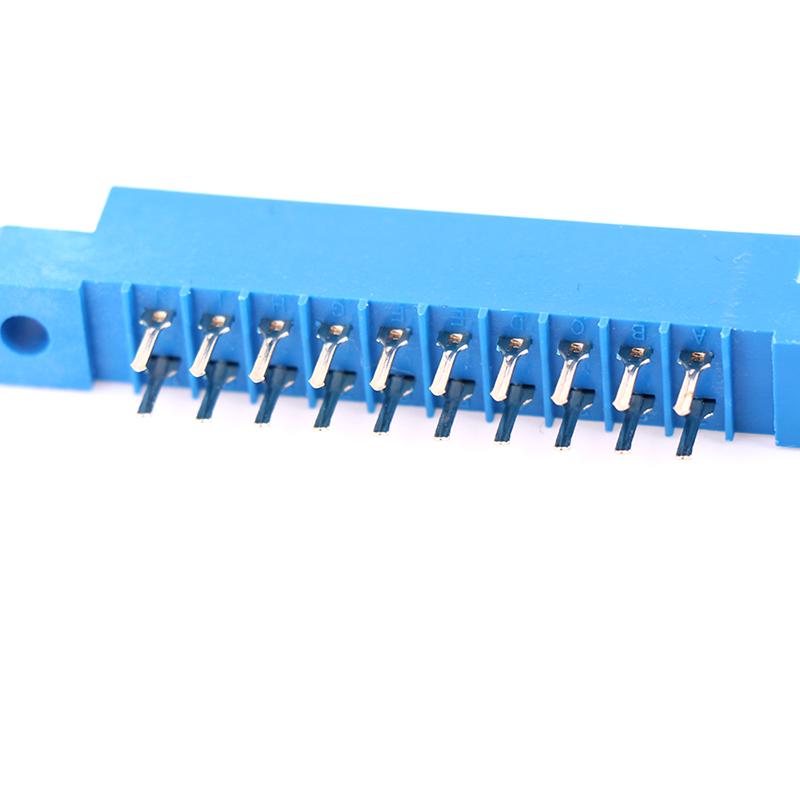 1X разъем для торца карты, двухрядный, 2X10, 20-контактный, шаг 3,96 мм, гнездо для пайки