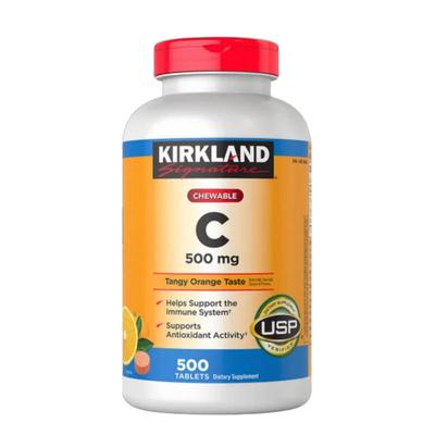 Kirkland Жевательный витамин C 500 таблеток