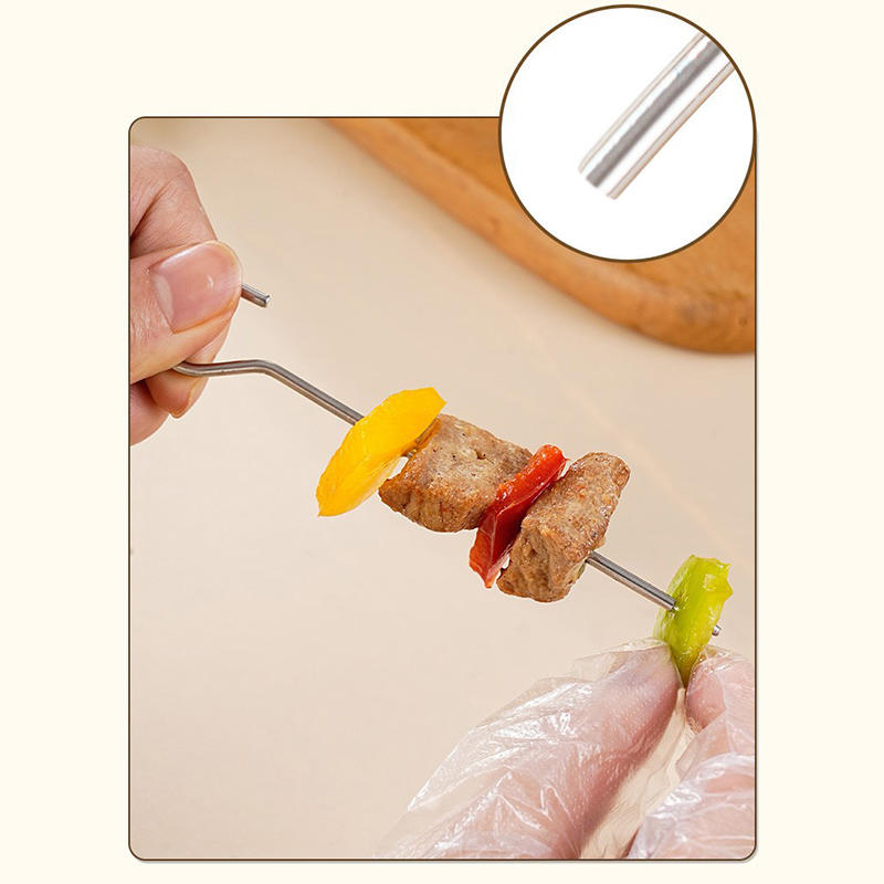 Кухонный вертикальный держатель для шампуров Круглая решетка для гриля аэрофритюрницы Съемная решетка для гриля Решетка для шашлыка со стальными шампурами