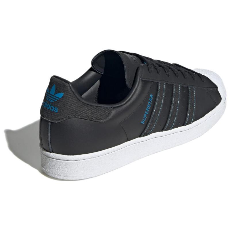 adidas Originals Superstar Denim Pack - Черные Ярко-синие Кроссовки ID4687