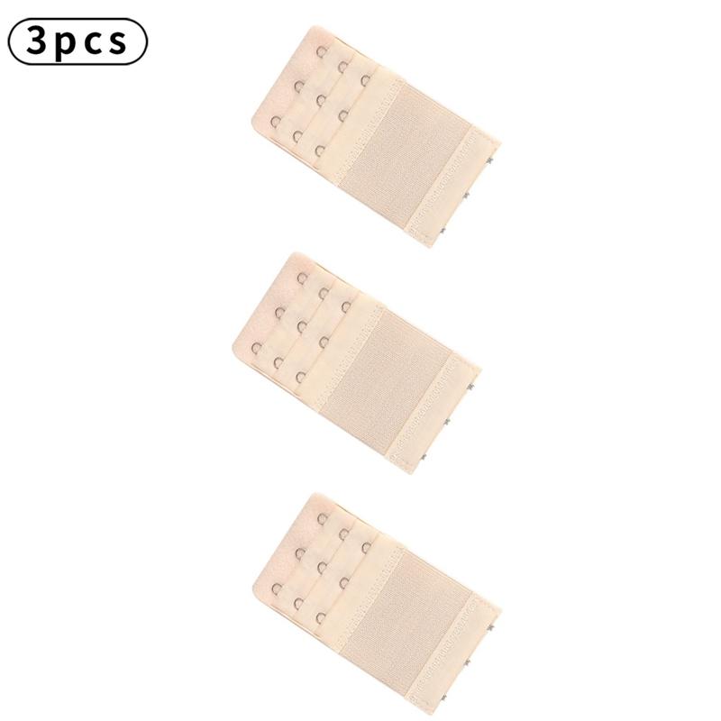 3pcs Bra Extenders Elastic Buckle Extension Intimates Accessories